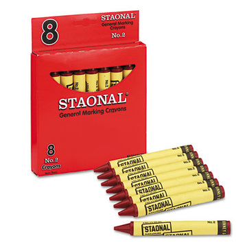 Crayola® Staonal Marking Crayons, Black, 8-box freeshipping - TVN Wholesale